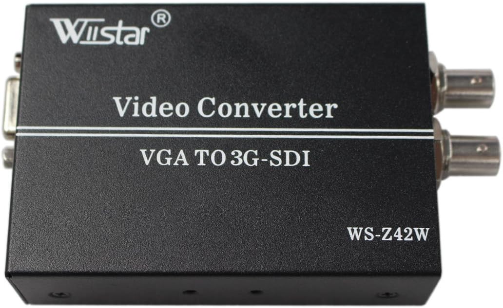 Wiistar VGA+Audio to HD SD 3G SDI Converter for PC SDI Monitor