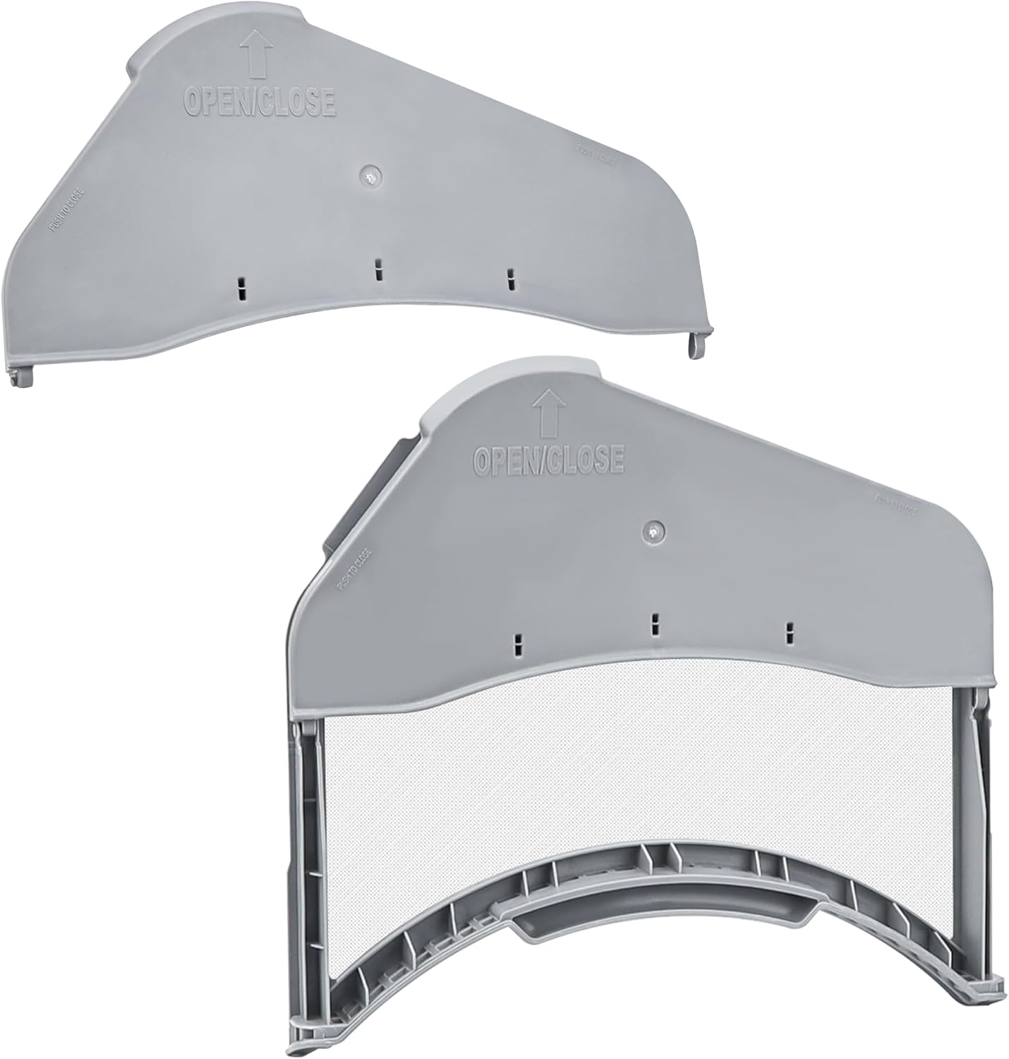 Romalon DC97-16013A Dryer Lint Filter With DC61-02610A Lint Trap Filter Flap Compatible with Samsung Dryer Replaces 2069511 AP4578784 DC97-16013B AP4559595