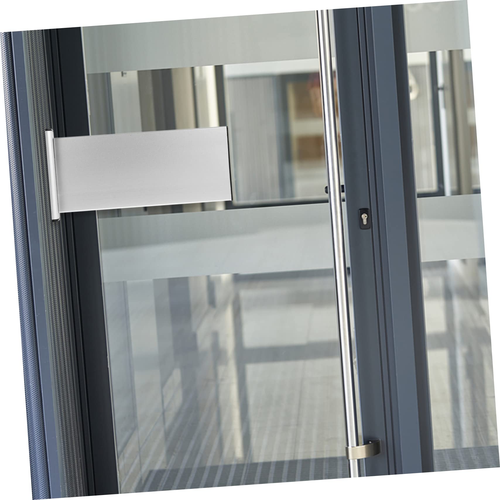 Angoily 6 Piezas Placa Identificativa de Resistente para Puerta de Oficina Doble Cara Personalizable para Señalización Empresarial y Departamentos