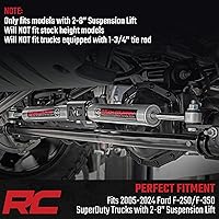 Vista 7 de Estabilizador de dirección dual Rough Country N3 para Ford Super Duty 2005-24 - 8749130