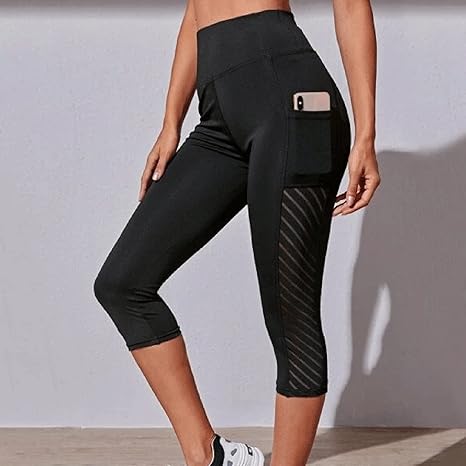 Sdhienbb Capri Leggings Damen 3/4 - High Waist Sportleggings