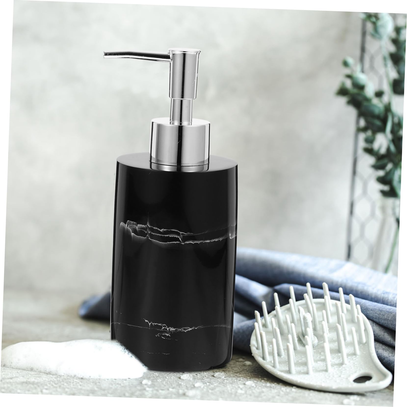 Garneck 4 Dispenser Di Sapone Liquido Con Motivo Marmorizzato Dispenser Di Sapone Liquido Ricaricabile Accessorio Da Bagno Per Cucina E Bagno