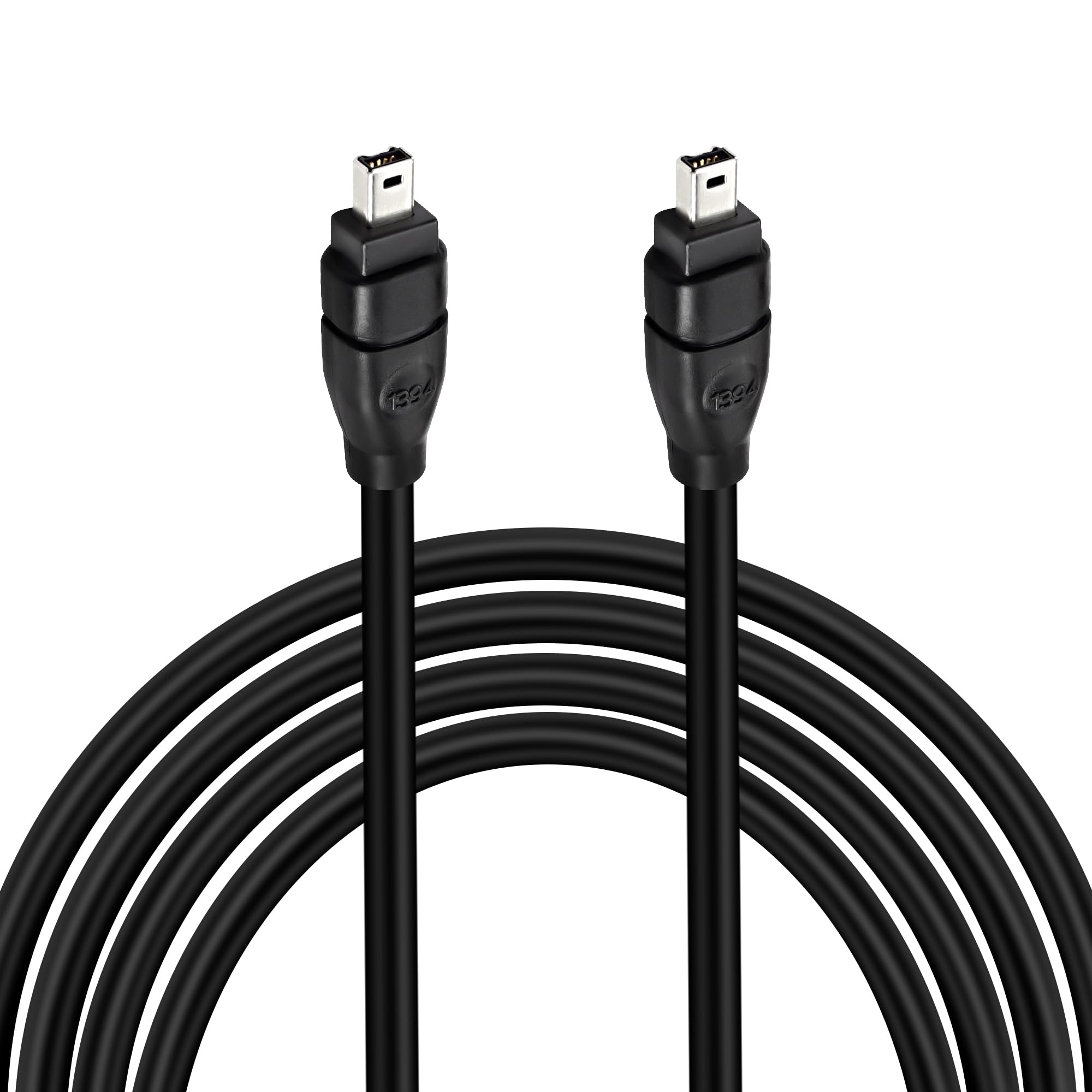 MEIRIYFA Cavo FireWire da 4 pin a 4 pin da 1,8 m IEEE 1394B 400 a 400 per laptop, PC, videocamera e altro