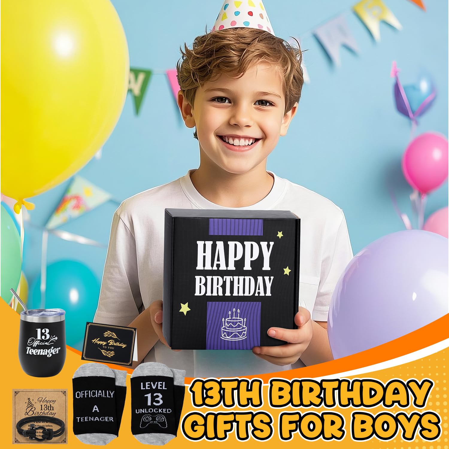 Idee regalo di compleanno per ragazzo di 13 anni, cesti regalo unici e divertenti per ragazzi 13 anni, dieci idee regalo per ragazzi, figlio, nipote, amico, compleanno
