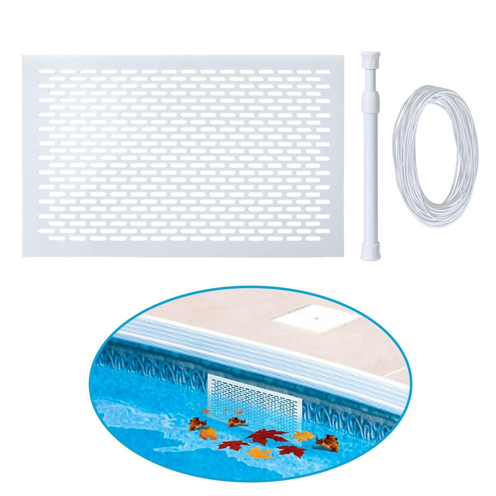 Fenteer Accesorio de Red recogehojas para Piscinas de 39 x 25 cm, Rejilla Protectora para Piscinas elevadas