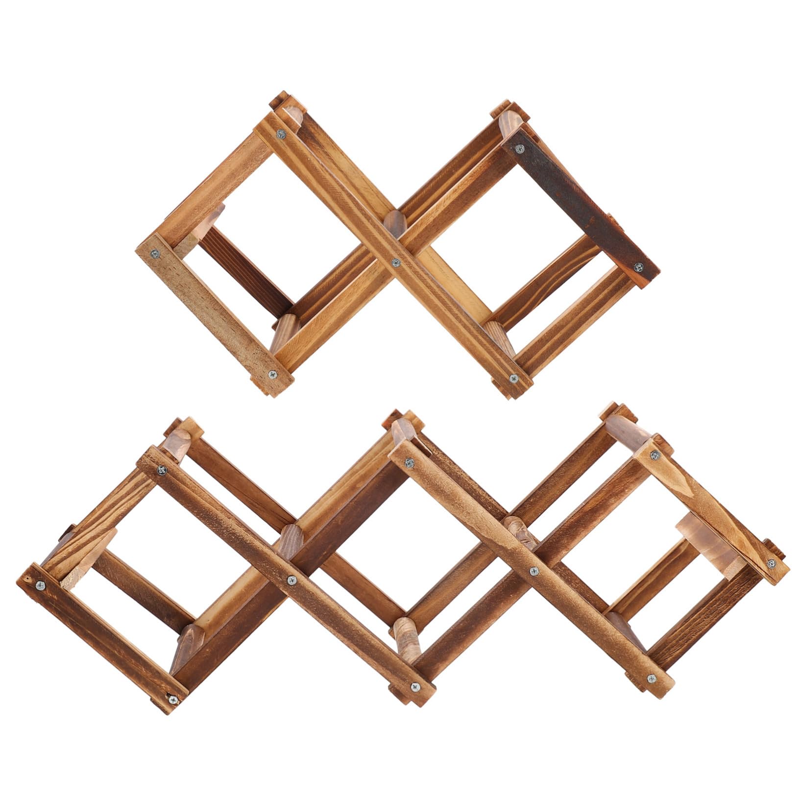 Casier à vin pliable stable Mikikit support bouteilles bois cuisine