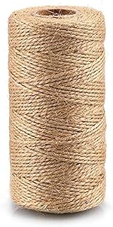 Bakers Twine, 2mm/328 Feet Cotton Twine Packing String for Gardening, Decoration, Tying Cake and Pastry Boxes, Silverware, DIY Crafts & Gift Wrapping, Art and Crafts (Natural Color)
