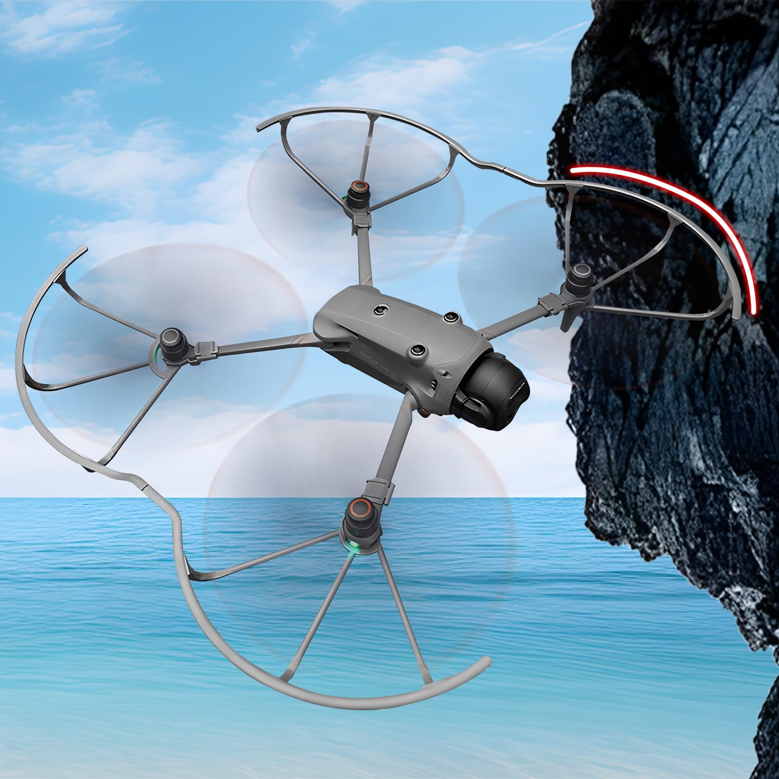 Mavic 4 Pro osłona śmigła – akcesoria do dronów DJI, ochrona łopatki wirnika, zdejmowany śmigło, szybkie zapięcie, ochrona drona DJI Mavic 4 Pro