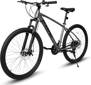A2757 27 inch Mountain Bike 21 Speeds, Suspension Fork, Aluminum Frame Disc-Brake for Men Women Mens MTB Bicycle Adlut Bike
