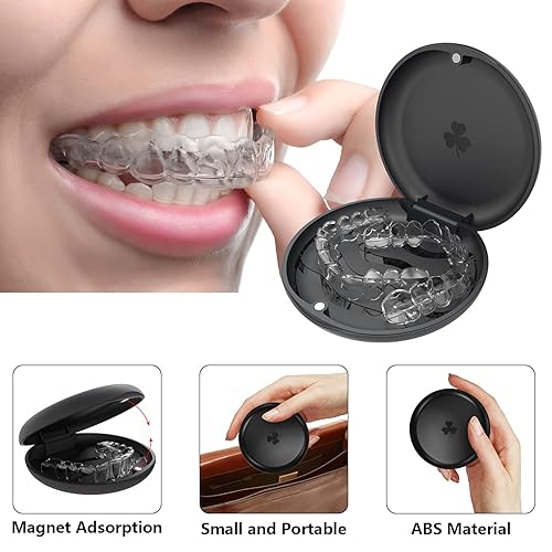 Miniatura 4 de ARGOMAX Estuche Alineador, Estuche Retenedor, Caja de Llaves, Caja de Ortodoncia de 4 Piezas.