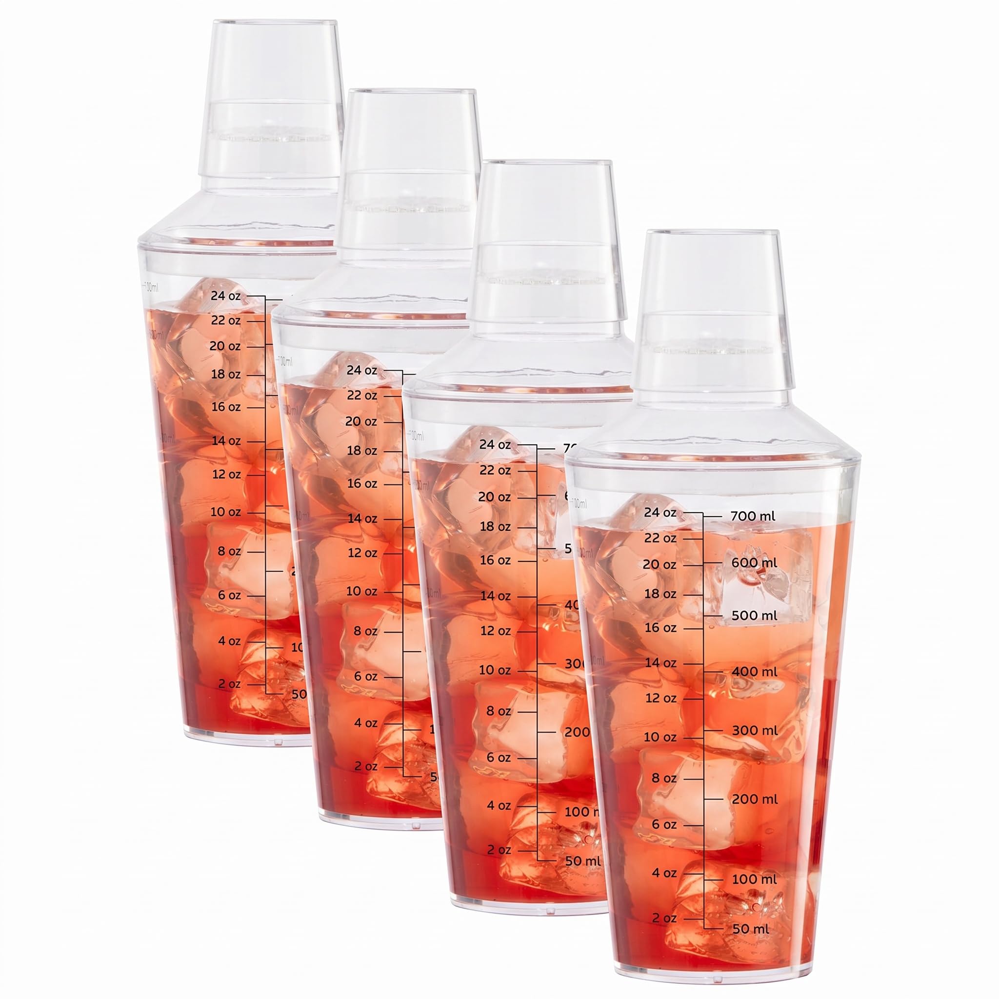 OGGI Clear Cocktail Shaker - Make Perfect Cocktails! -9