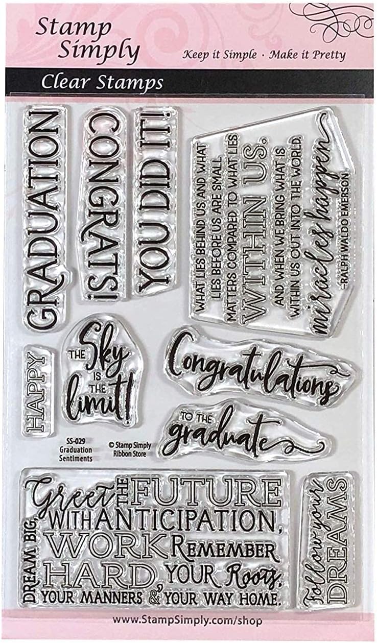 Graduation Sentiments Congratulations Graduate 4x6 Inch Sheets