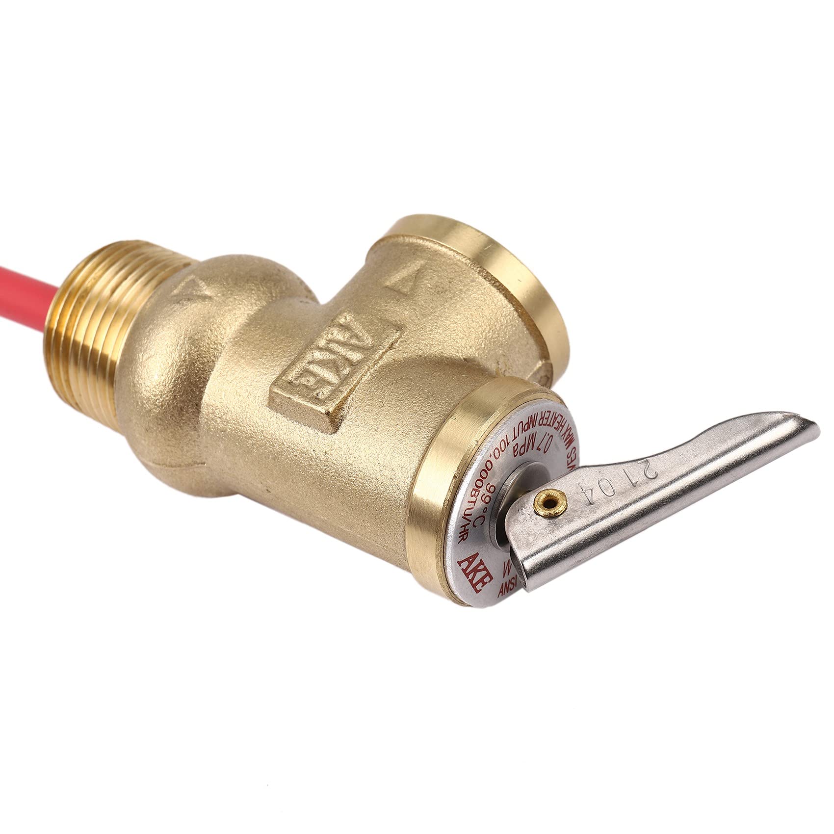 WYA-20 99C 102PSI 210F WYA-20 0.7Mpa a la VáLvula VáLvula de Alivio de PresióN y Temperatura de 3/4 Pulgadas Como VáLvula de Seguridad