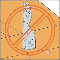 Vista 4 de Simpson Strong-Tie H2.5A H2.5A amarre galvanizado para huracanes calibre 18