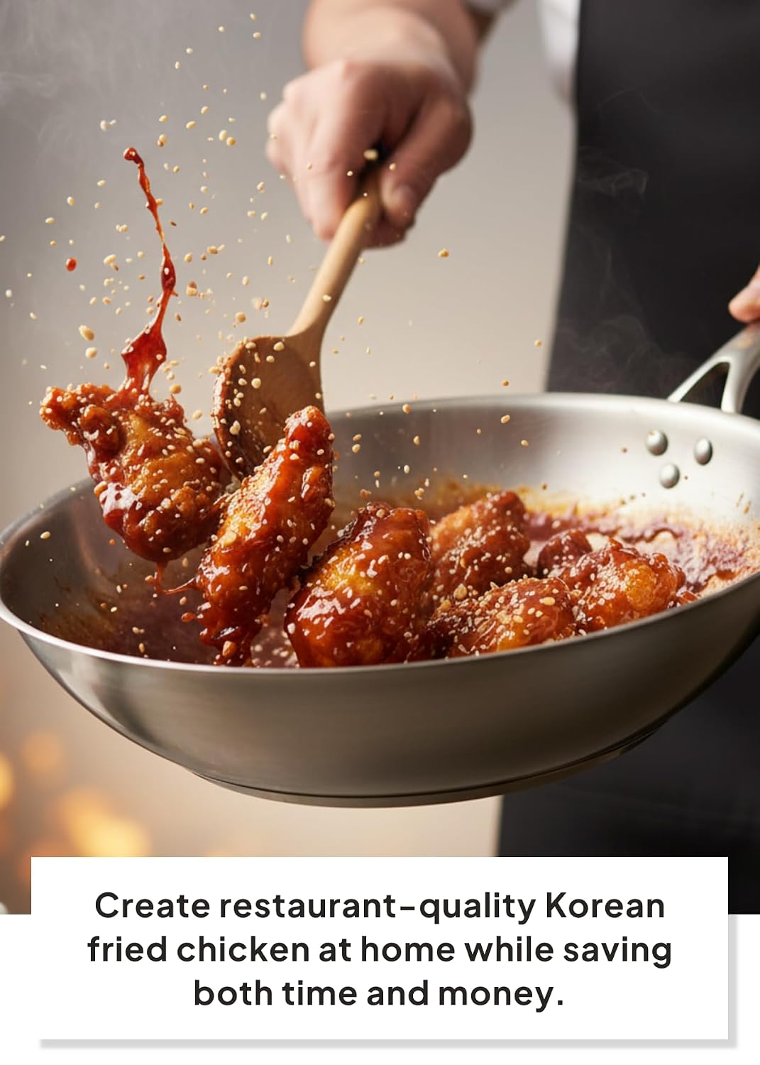 Korean Food CJ Freshway Sweet & Spicy Korean Red Chili Sauce 4.4 lb (2kg), Glossy Gochujang-Style Sauce for Frying Glaze Stir-Fry Dipping