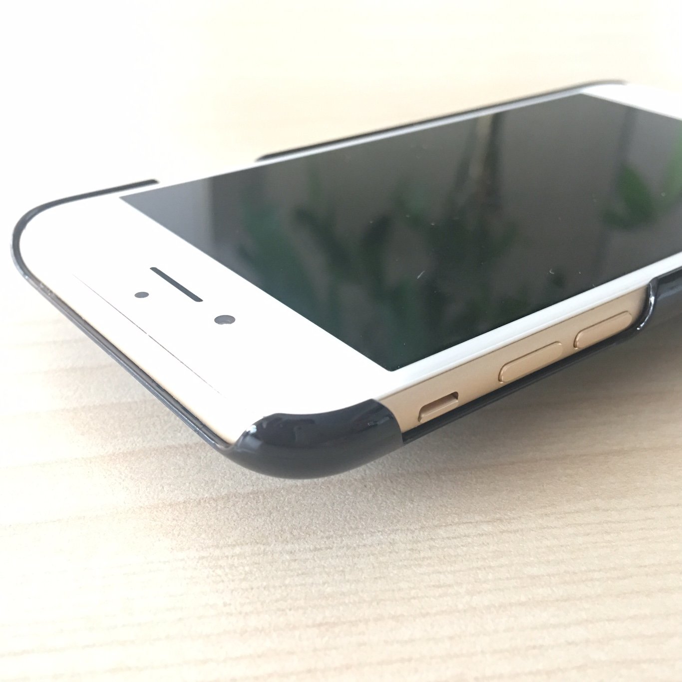4.7 Inch Compatible (iPhone 8/7) Case Hard PC Cover Black Case