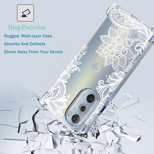 Miniatura 7 de Funda de teléfono para Motorola Edge Plus 2022Motorola Edge 30 ProMoto Edge X30 XT2201-1, funda protectora delgada a prueba de golpes con patrón