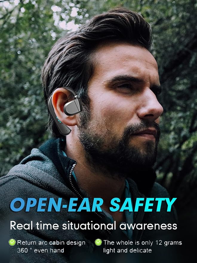 Auricular Bluetooth Xmenha abierto para deporte miniatura 4