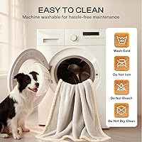 Vista 21 de Cobija impermeable para mascotas, a prueba de líquidos y orina, para sofá, cama, sillón, reversible, vellón, forro polar, protector de muebles