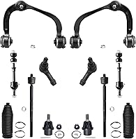 Vista 1697 de Detroit Axle - Kit de suspensión delantera de 10 piezas para Chevy Aveo Aveo5 Pontiac G3 Wave 2 Ready Struts Assembly 2 Enlaces de barra