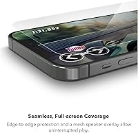 Vista 5 de ZAGG InvisibleShield - Glass Elite+: Gamers' Edition - Cobertura de pantalla completa con máxima sensibilidad táctil - para iPhone 12 Pro, iPhone