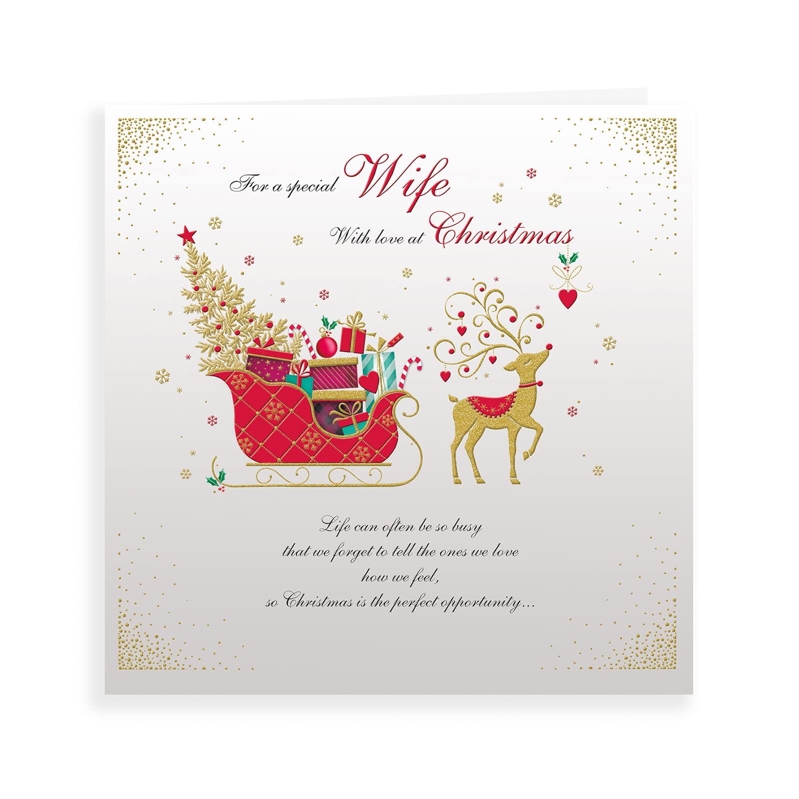 Christmas Card Wife - 223 mm sq - Regal Publishing, C85598