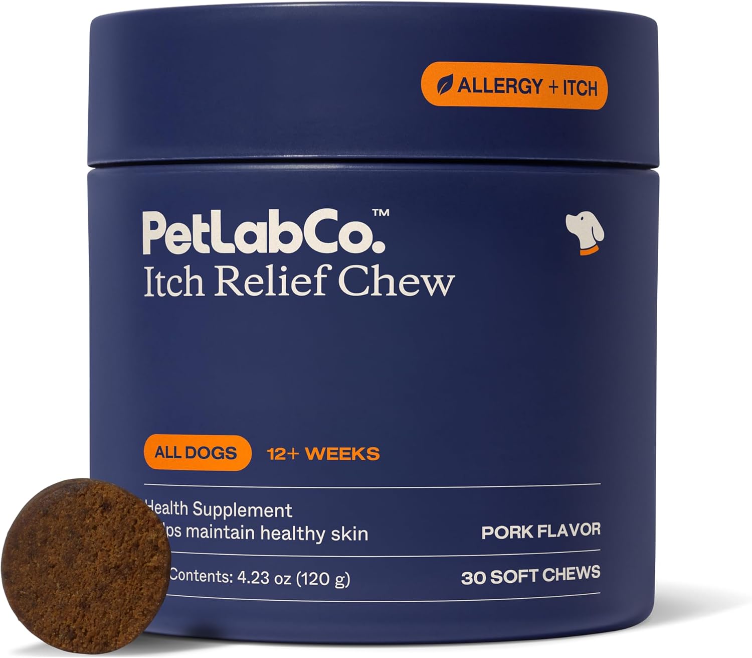 PetLab Co. Itch Reduction Chews – Assist for Dry, Sometimes Itchy Pores and skin & Coats – Formulated with Turmeric, Omega 3 & 6, Honey – Packaging Could Differ