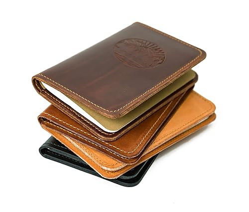 Miniatura 3 de Personalized Leather Field Notes Wallet, Field Notes Cover, Passport Wallet, Handmade in Arizona