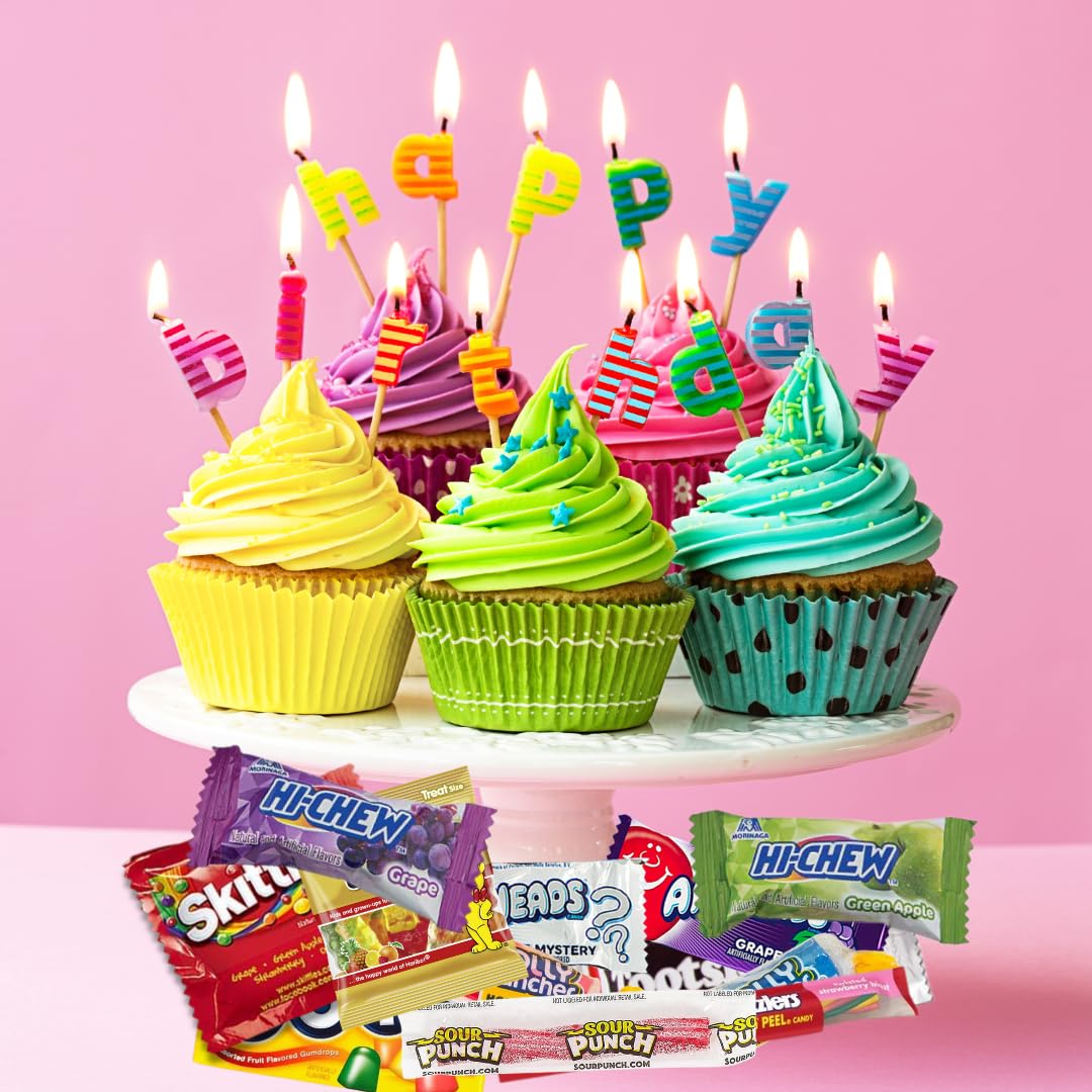 CANDYMAN Assorted Candy Variety Pack 1lb of Pinata Stuffers, Bulk Candy for Party Favors Goodie Bags for Birthday Party, Candies in Bulk Individually Wrapped