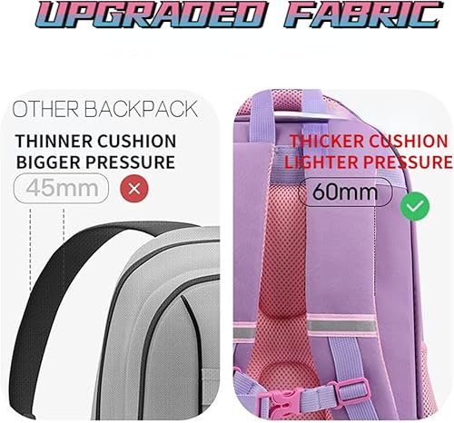 Miniatura 4 de Mochila Kawaii con bonitos accesorios para portátil de 14 pulgadas, mochila de viaje casual, bolsa estética para regalo de nuevo semestre, 01-rosa