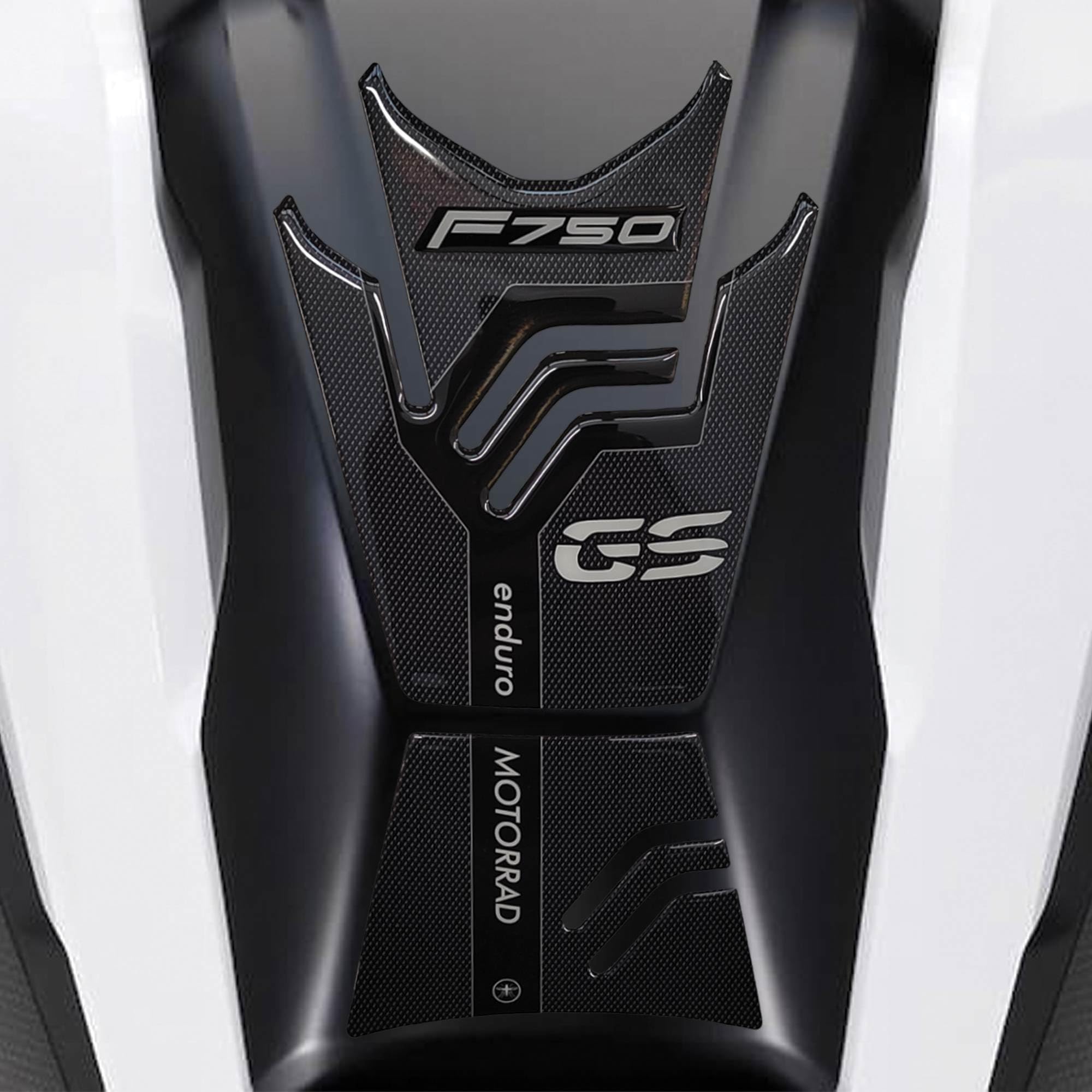 labelbike - 3D Sticker Motorcycle Fuel Tank Pad Protection and Decoration in Resin compatible with BMW F750 GS 2018-2024