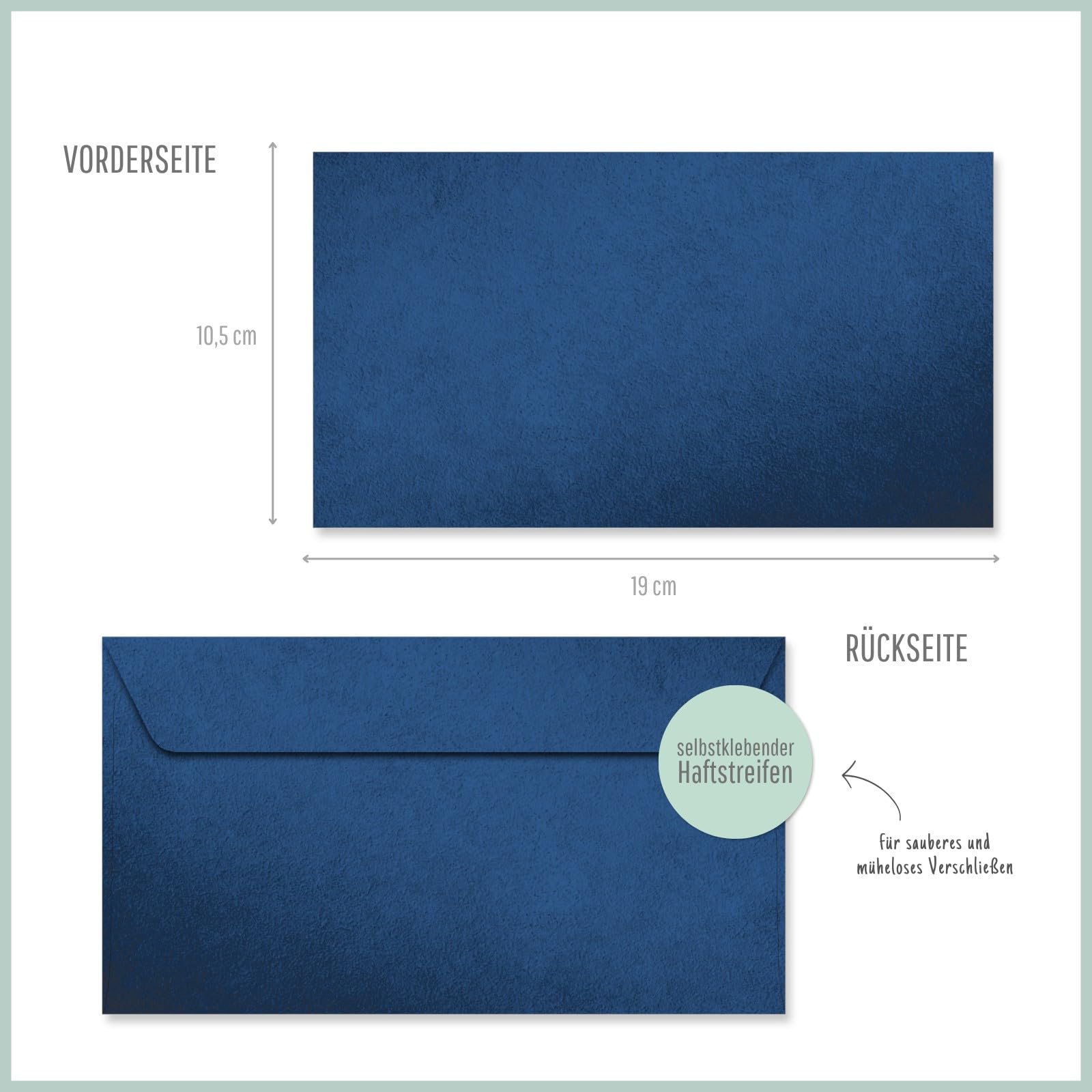 Gutschein-Set. 100x Gutschein + Kuvert. Für Fußpflegesalons Podologie blanko zum selber Ausfüllen.