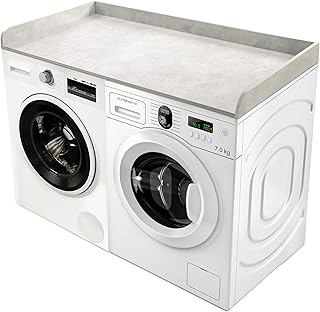 Washer Dryer Countertop with Non-Slip Pad, Wood Washer an...
