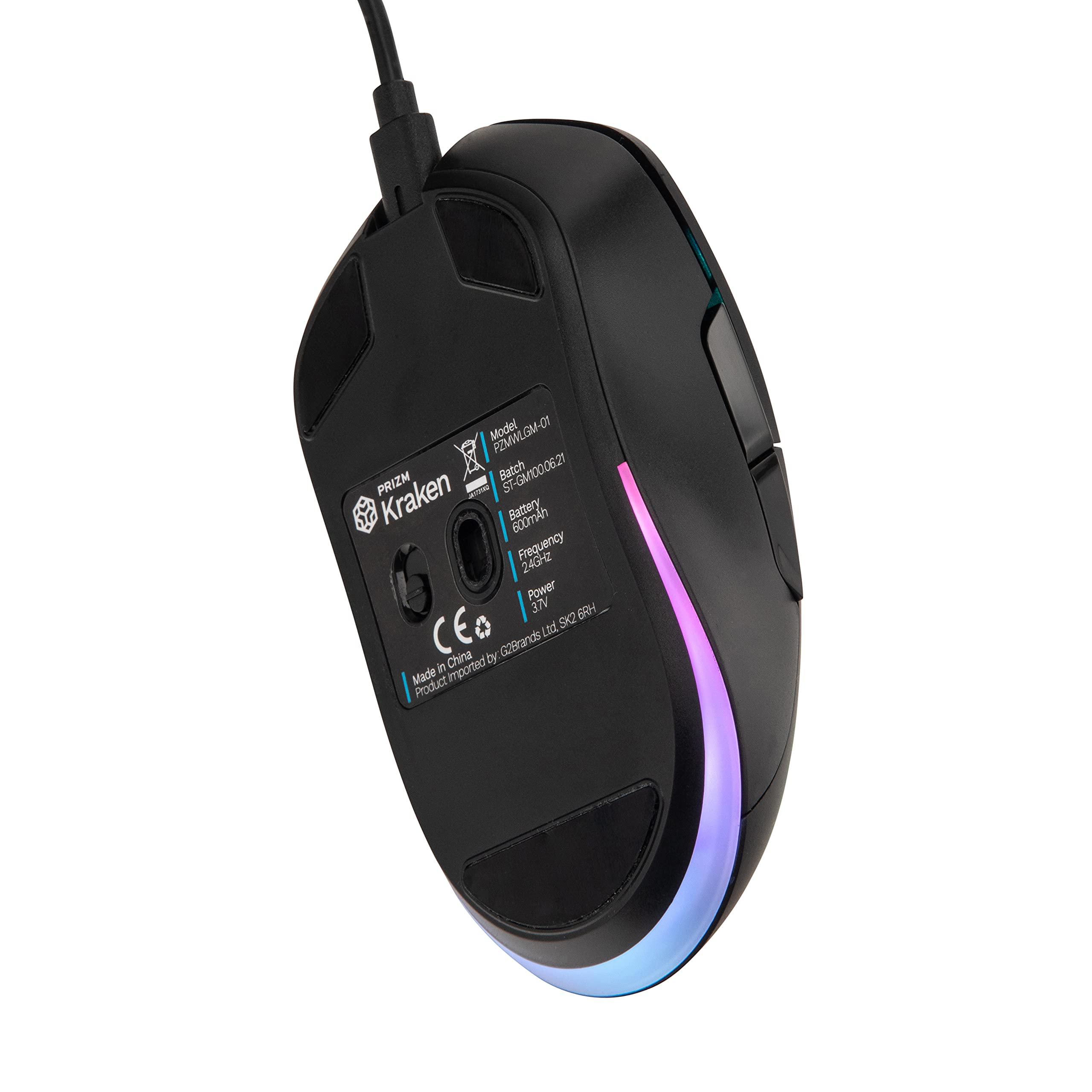 Buy PRIZM Kraken 2in1 Wired & 2.4Ghz Wireless Gaming Mouse LightUp