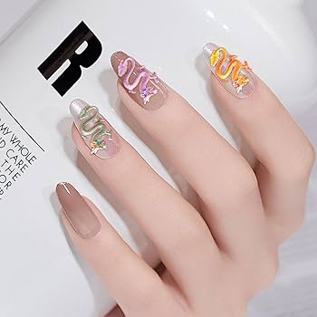 Amazon | ネイルパーツ 龍 100個セット 3D 立体 干支 辰 ネイルパーツ