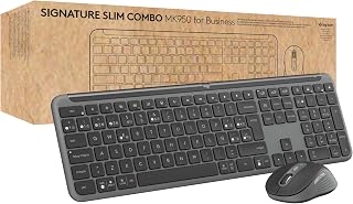 Logitech Signature Slim Combo Mk950 (logitech Signature Slim Combo Mk950 For Business - Set Mouse E Tastiera - 100% - Full Size - Senza Fili - Blueto
