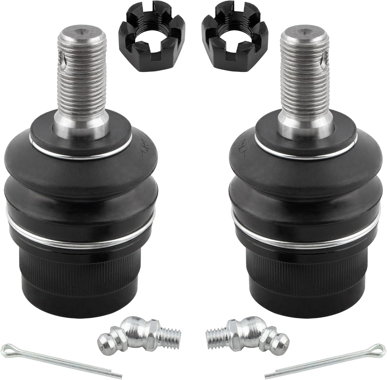 10pcs Lower Ball Joints Outer Tie Rod Ends Right side Upper Ball Joints Inner Tie Rod Ends At Pitman Arm Outer Upper Tie Rod Ends Rear Sway Bar Links Kit for Jeep Wrangler 2007-2016 for JK 2018