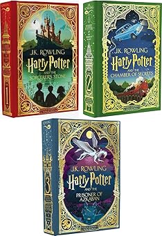 Harry Potter Minalima Illustrated Editions Set (3 Books)