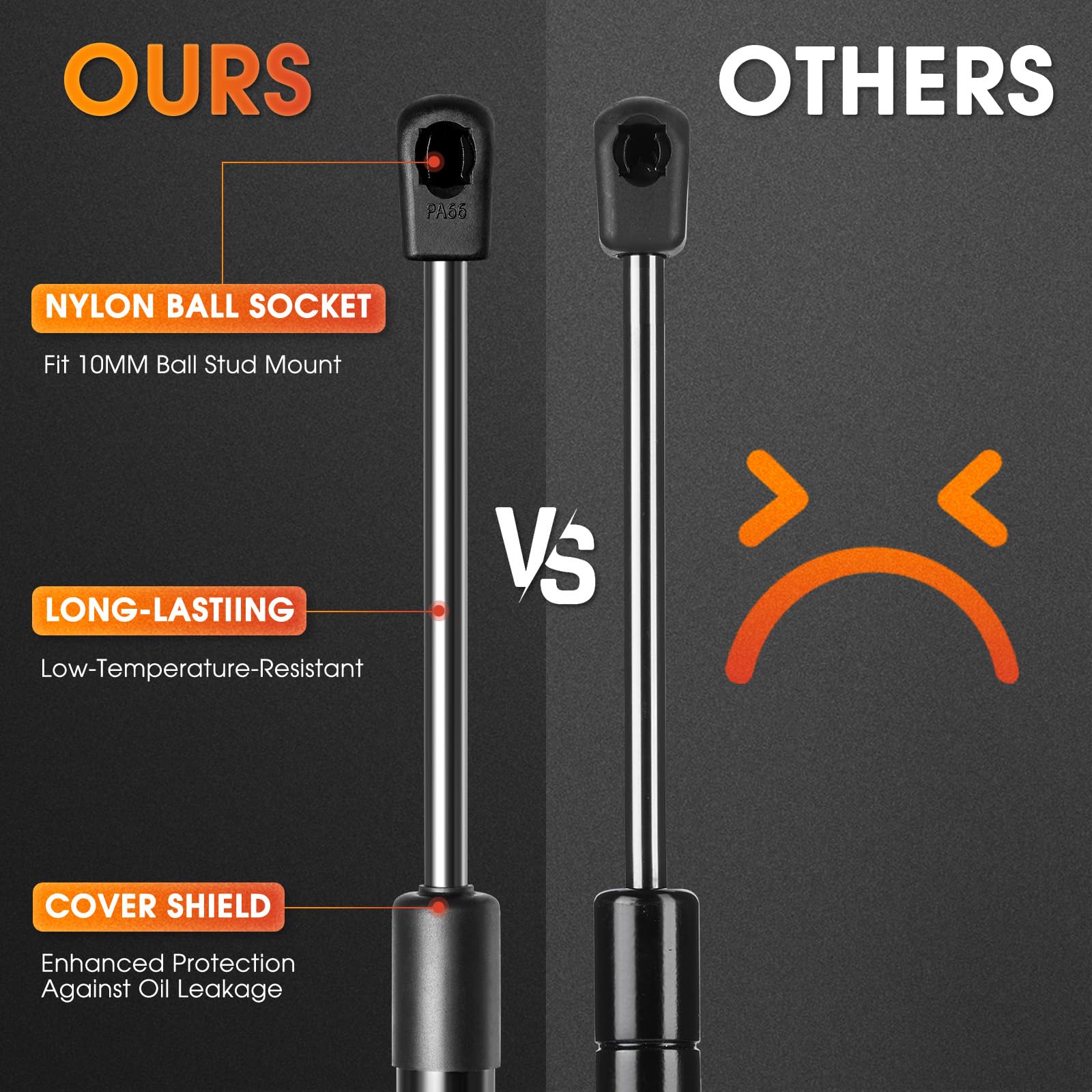 Snapklik.com : C16-11028 12 Inch 40lbs/178N Gas Strut Shock Prop Lift ...