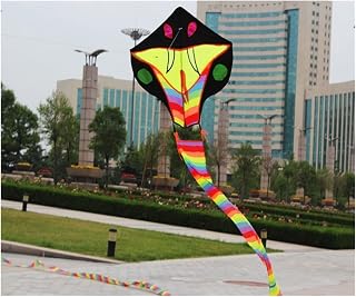 Kite 15-30m King Cobra Kite, Animal Kites with Flying Tools, Professional Kite Beach Games, Kites Easy to Fly Kites Easy to Fly (Color : 30m 3pcs)