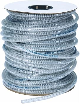 Vinyl Tubing Braided, 1" ID x 1" OD x 50