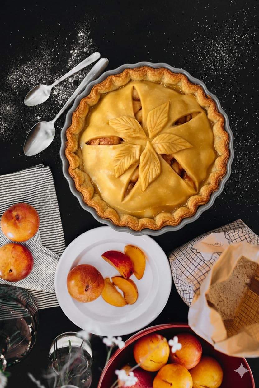 Emile Henry Tourtière Haute Ø 28 cm – Céramique Haute Résistance – Cuisson Homogène et Tarte Dorée à Cœur – Coloris Perle – Fabriqué en France