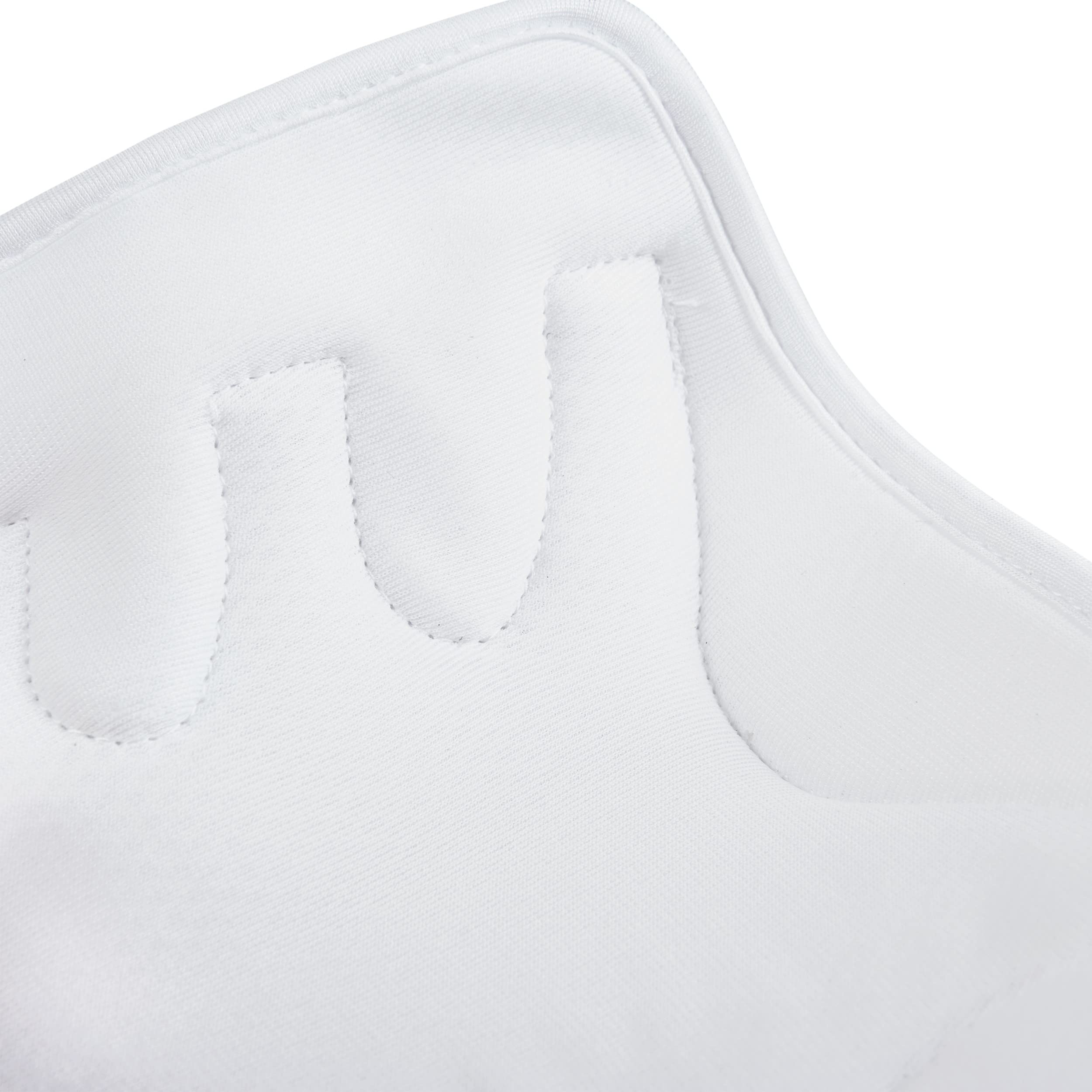 Busse Gamaschen Dressage-PRO-MESH weiß Dressurgamasche stabile Hartschale