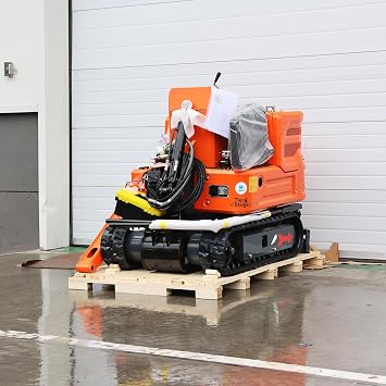 DS-15WPRO, 1.2 Ton New Pilot Control B&S Gasoline 90% Pre-Assembled Mini Excavator, With Ripper, Toothless Bucket, Rake, Quick Coupler, bucket,Work for Occasions (5 attachments)