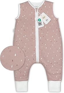 Ehrenkind® Babyschlafsack | Schlafsack mit Füßen 2.5 TOG | Bio-Baumwolle | Ganzjahres Schlafsack Baby | Oeko-Tex | Schlafsack winter und Sommer Schlafsack Kinder