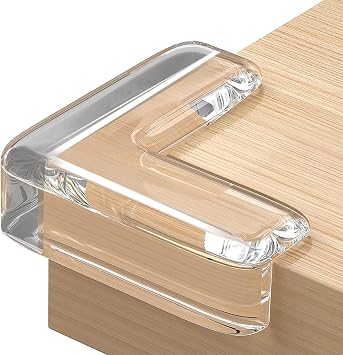 Transparent Corner Protectors, Baby Protection, Furniture Corner Protectors, Child Protection Corner Guards for Furniture, Tables and Sharp Corners L-Shape/12PCS