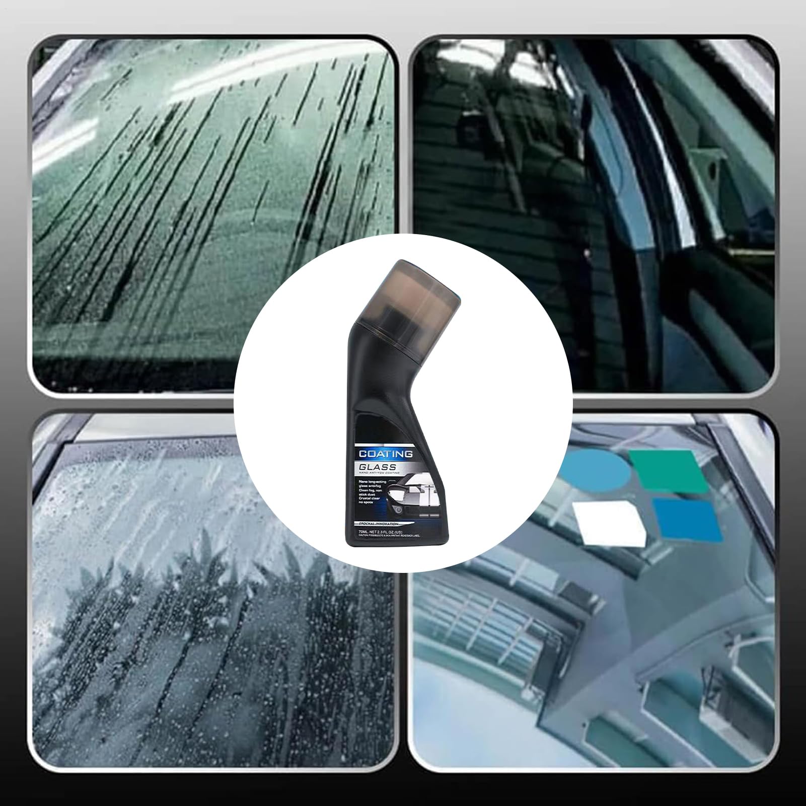 Spray anti-buée pour pare-brise de voiture, 90 ml M-browse-moléculaire agent de revêtement anti-buée, An-ti Fo-g hydrofuges pour pare-brise, rétroviseurs, nettoyant pour vitres de voiture An-ti F-og