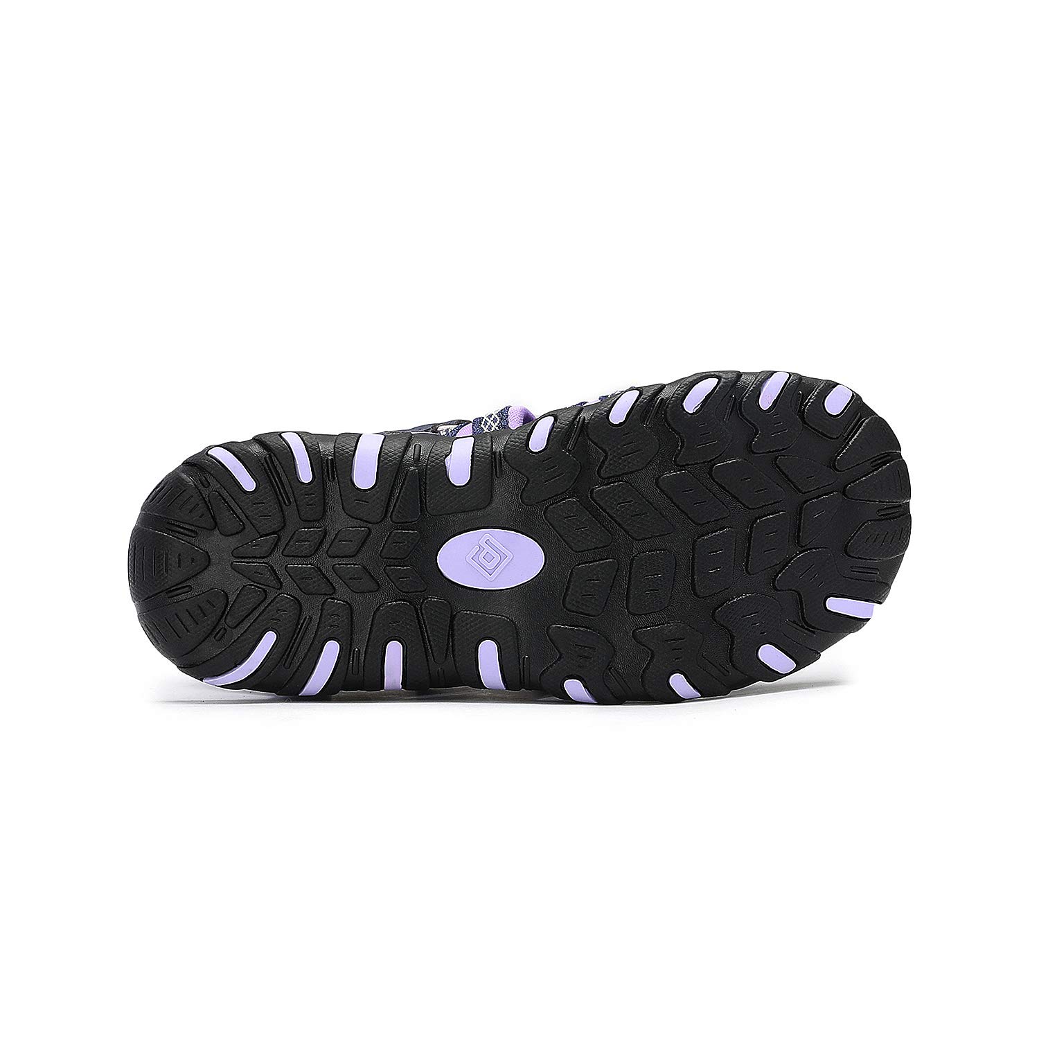 DREAM PAIRS Chłopcy dziewczęta japonki outdoorowe letnie sportowe sandały, - Fioletowy - 32 EU