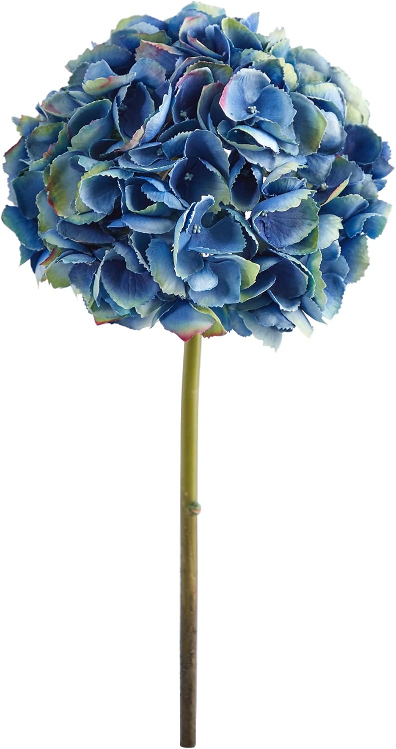 Nearly Natural 19in. Hydrangea Artificial Flower (Set of 3)