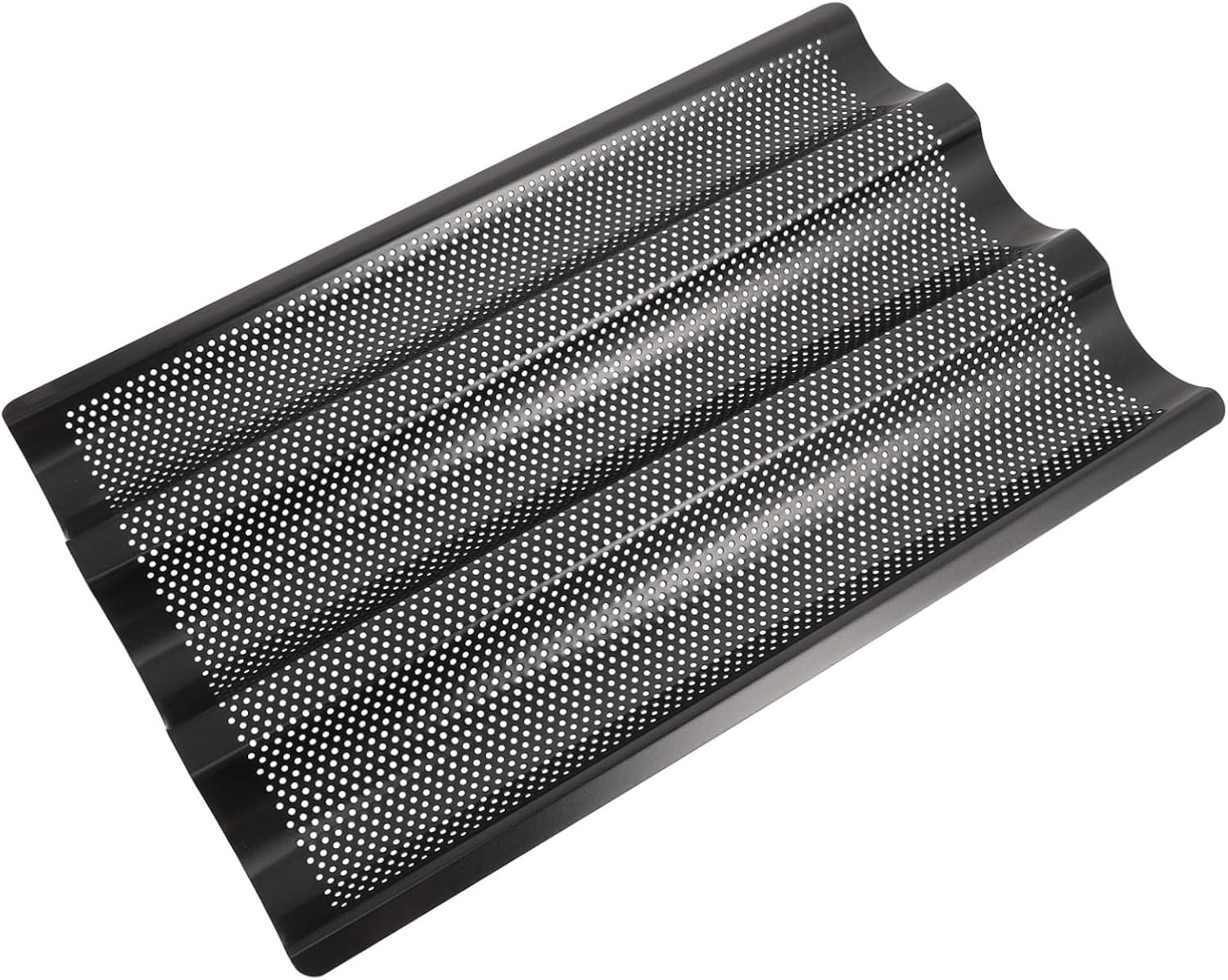 1pc Three-slot Baking Tray for Home Baking for French Bread and Non-deforming for Kitchens and Bakeries